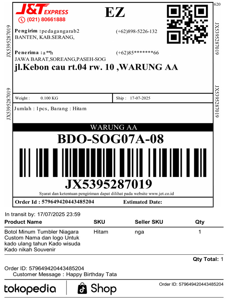 07-17!10!38-25 - Shipping Label Packing Slip | PDF