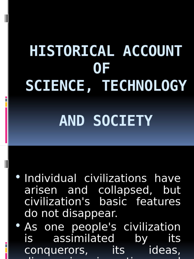 Evolution of Science and Technology | PDF