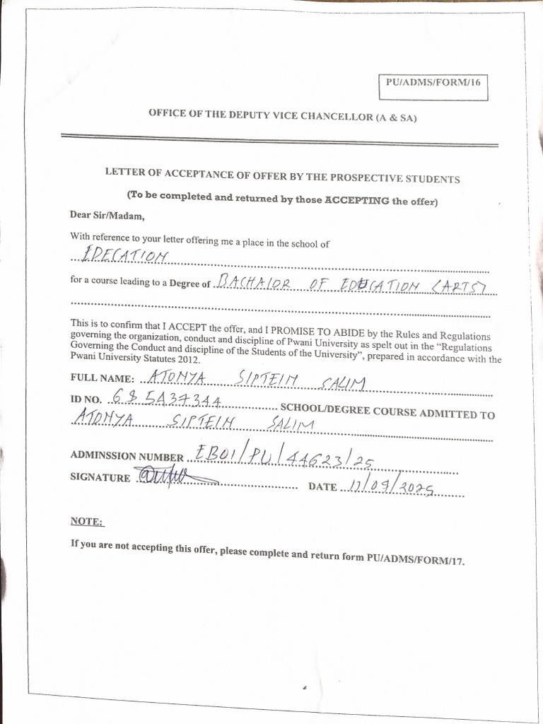 Acceptance | PDF