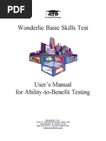 Download Manual Wonderlic by Miriam G Valencia SN93288394 doc pdf