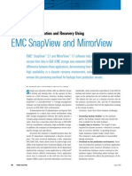 Emc Snapview and Mirrorview: Data Replication and Recovery Using