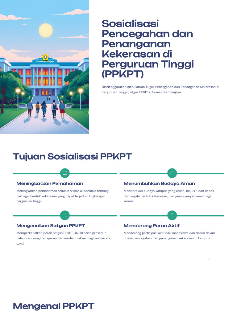 Sosialisasi PPKPT di Universitas Sriwijaya | PDF