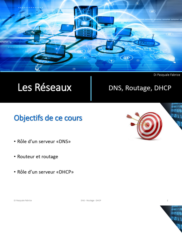 Comprendre DNS, Routage et DHCP | PDF | Système de noms de domaines ...