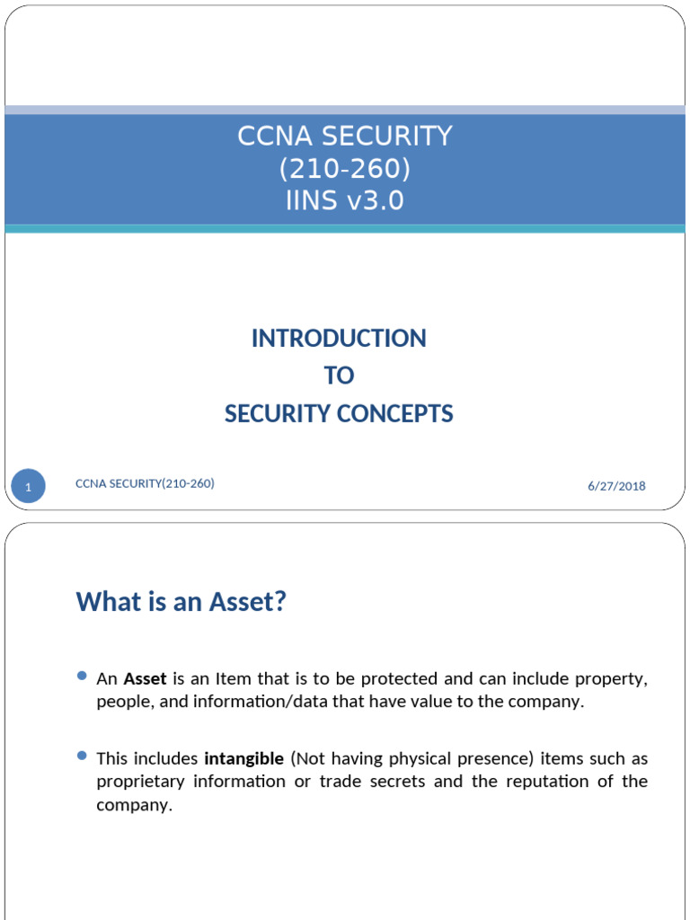 Network Security Concepts Overview | PDF | Denial Of Service Attack ...