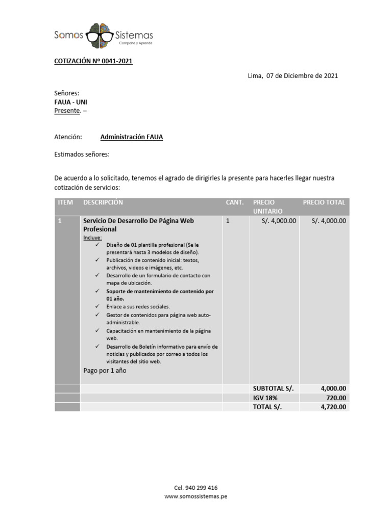 Cot 0041 2021 Faua Uni | PDF