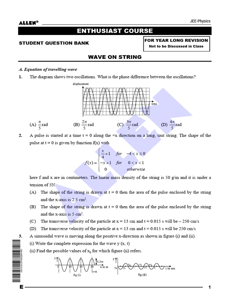 Original | PDF | Waves | Applied And Interdisciplinary Physics