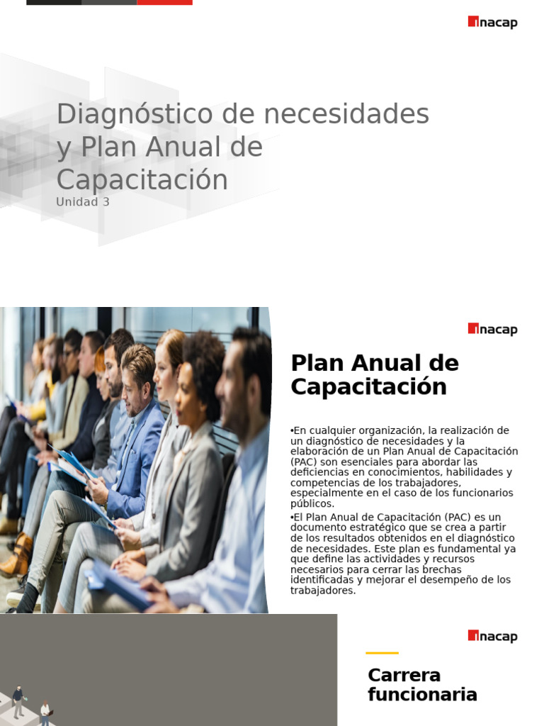 Diagnostico y Plan Anual de Capacitacion | PDF | Creación de capacidad ...