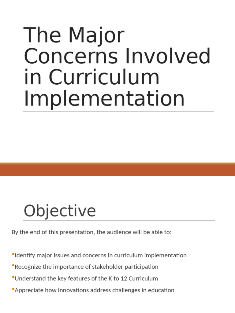 Challenges in Curriculum Implementation | PDF