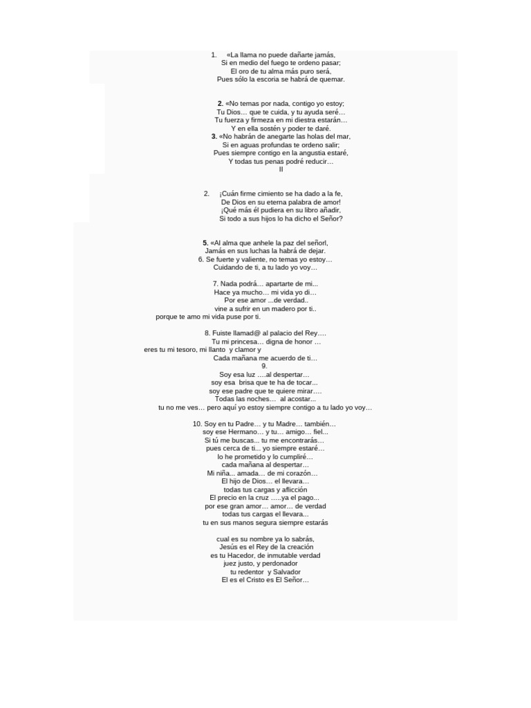 Mensaje de fe y amor divino | PDF | Amor
