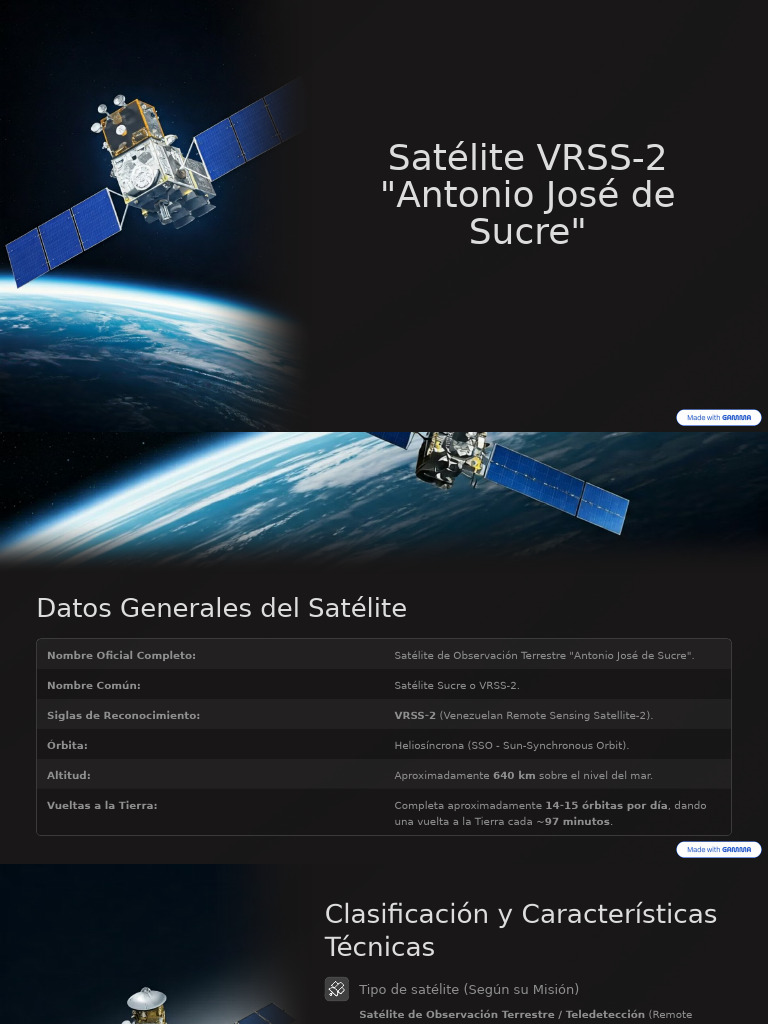 Satélite VRSS-2: Observación Terrestre | PDF | Espacio exterior