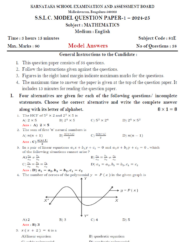 Final Maths Revision 2025 | PDF
