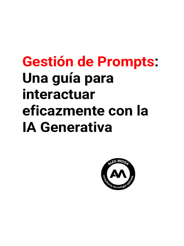Guía de Prompts para IA Generativa | PDF | Inteligencia artificial ...