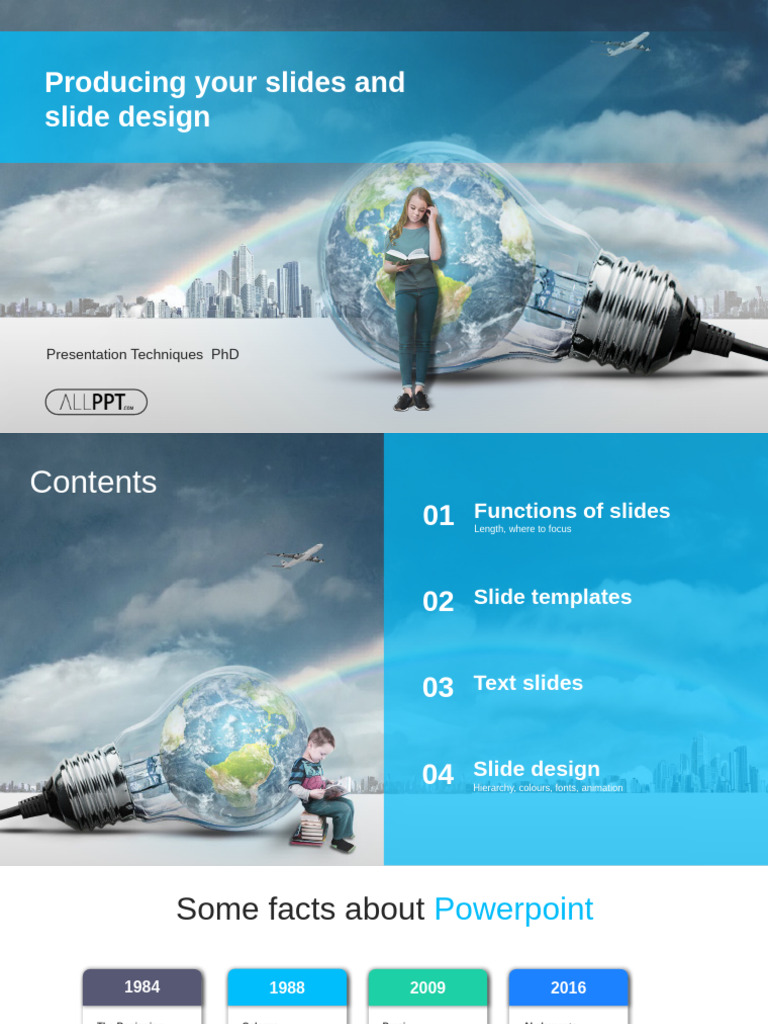 7 Producing Your Slides Slide Design New | PDF | Microsoft Power Point ...