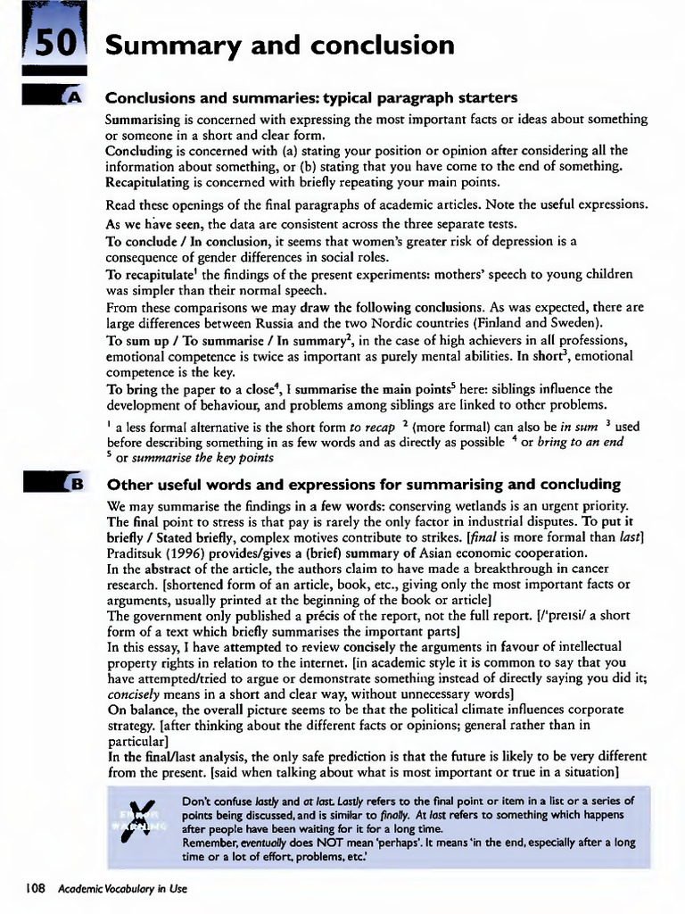 10 Summary and Conclusion | PDF