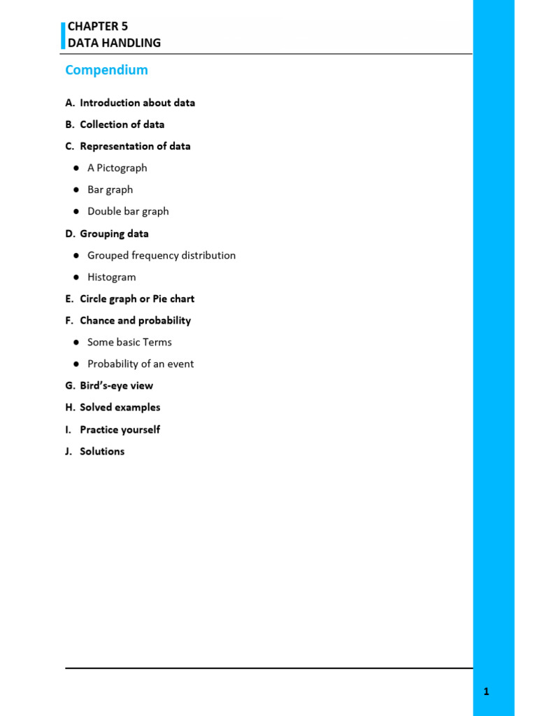 Data Handling Techniques and Examples | PDF | Histogram | Probability