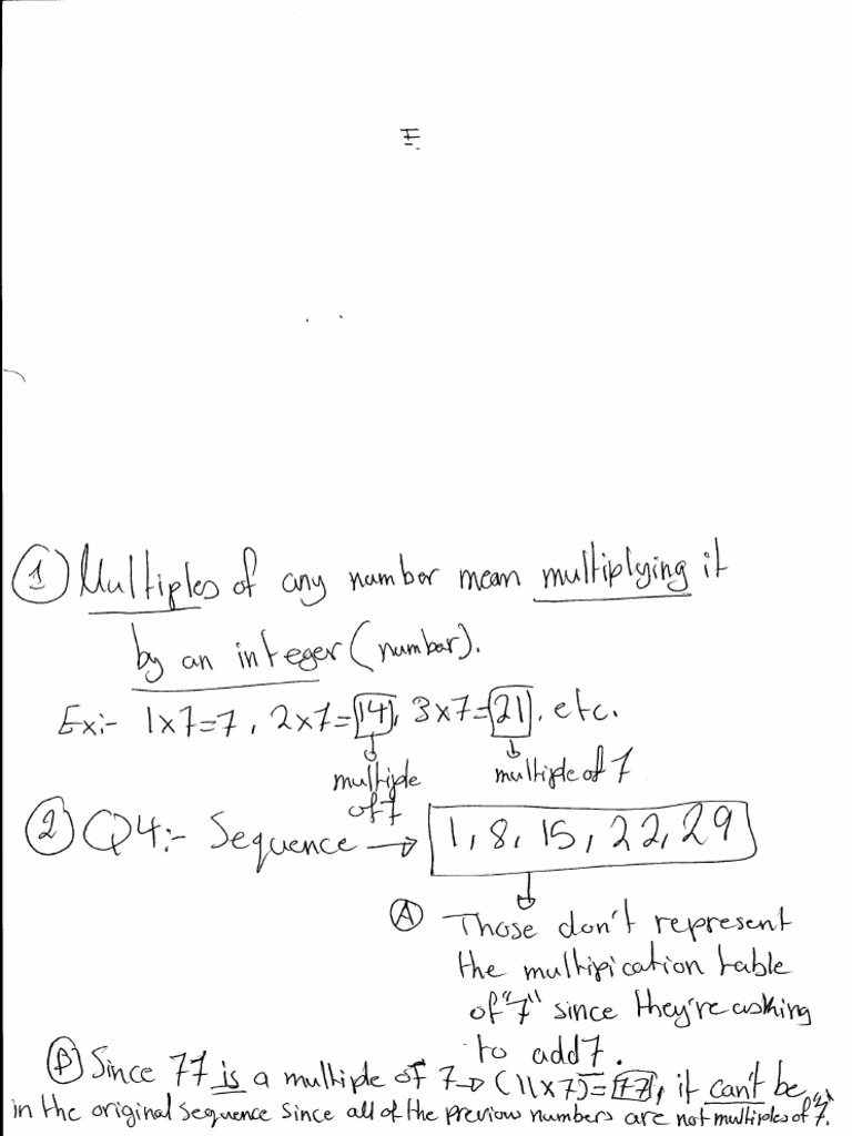Math Multiples | PDF