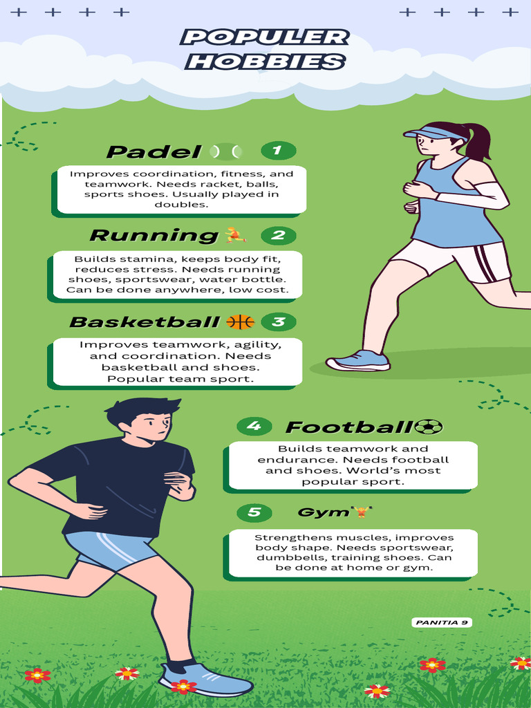 Popular Hobbies for Fitness and Fun | PDF