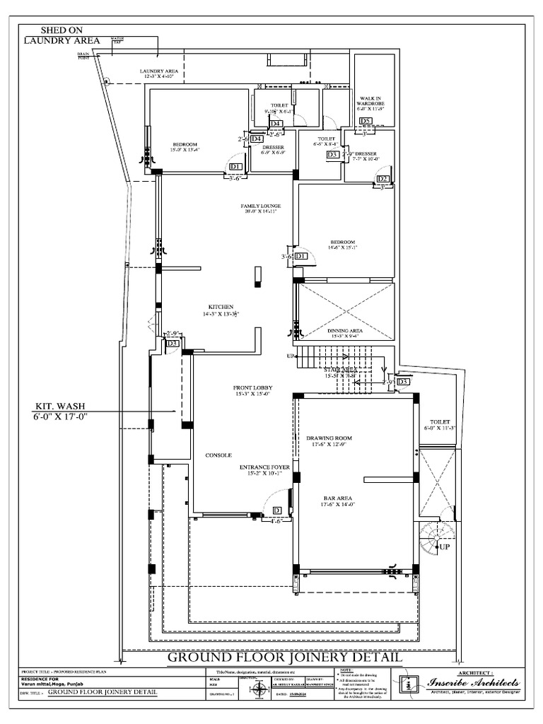 Wooden Ground Floor Joinery Detail | PDF