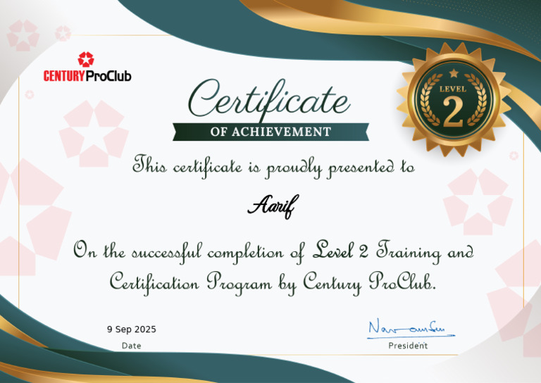 Level 2 Certificate | PDF