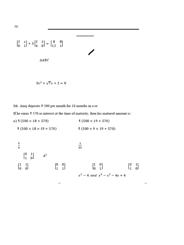 STD-X Multiple Choice Questions | PDF | Chess | Chess Theory