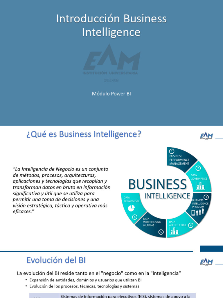 Introducción a Business Intelligence y Power BI | PDF | Inteligencia de ...