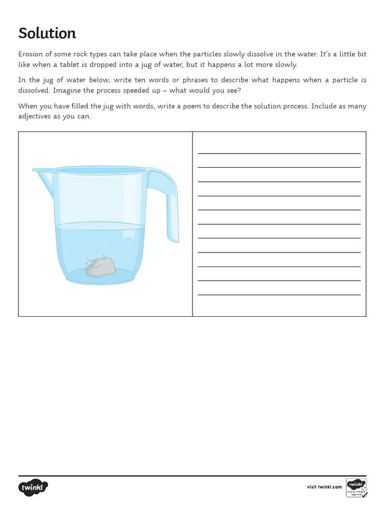 Solution Activity Sheet | PDF