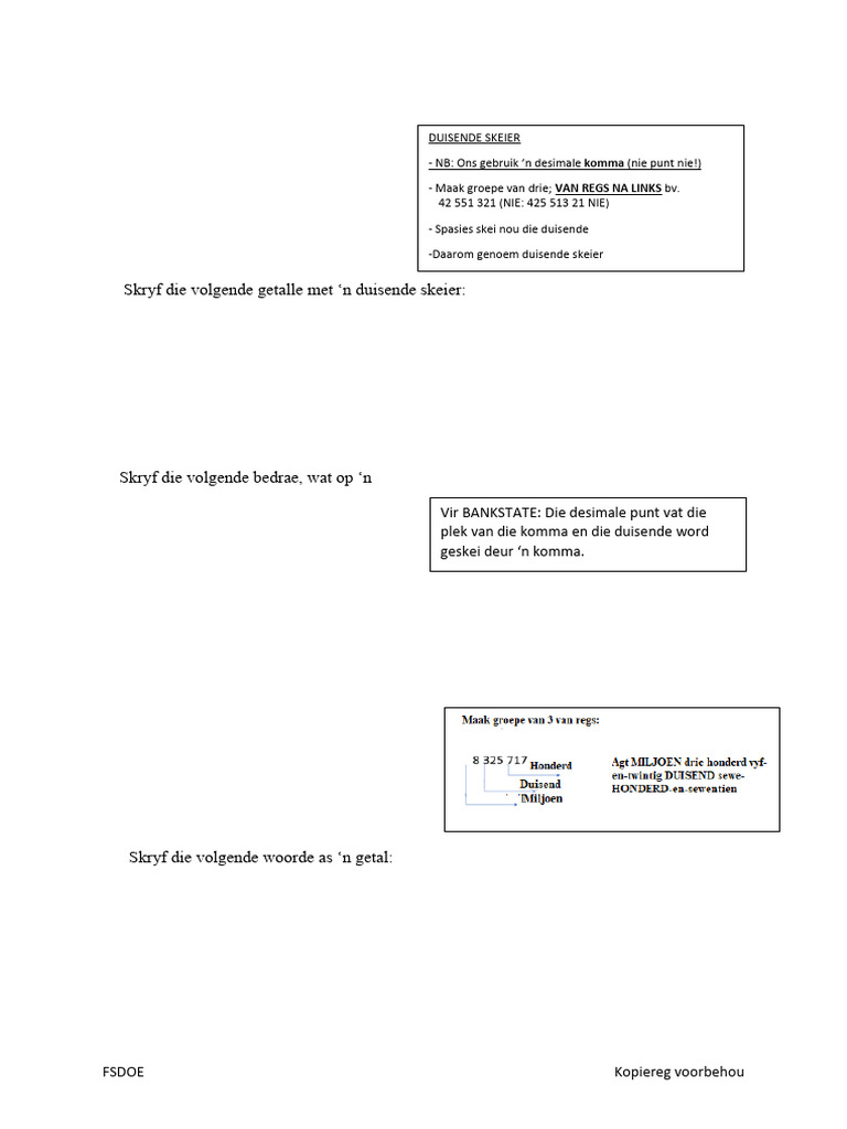 Math Lit GR 10 Term 1 Daily Activities Afrikaans-1 | PDF