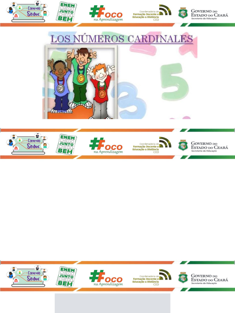 Números cardinales en español | PDF