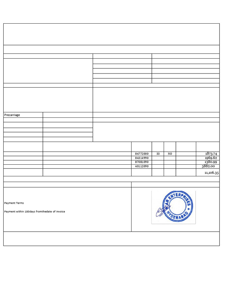 Commercial Invoice and Packing List | PDF | Accounting | Supply Chain ...