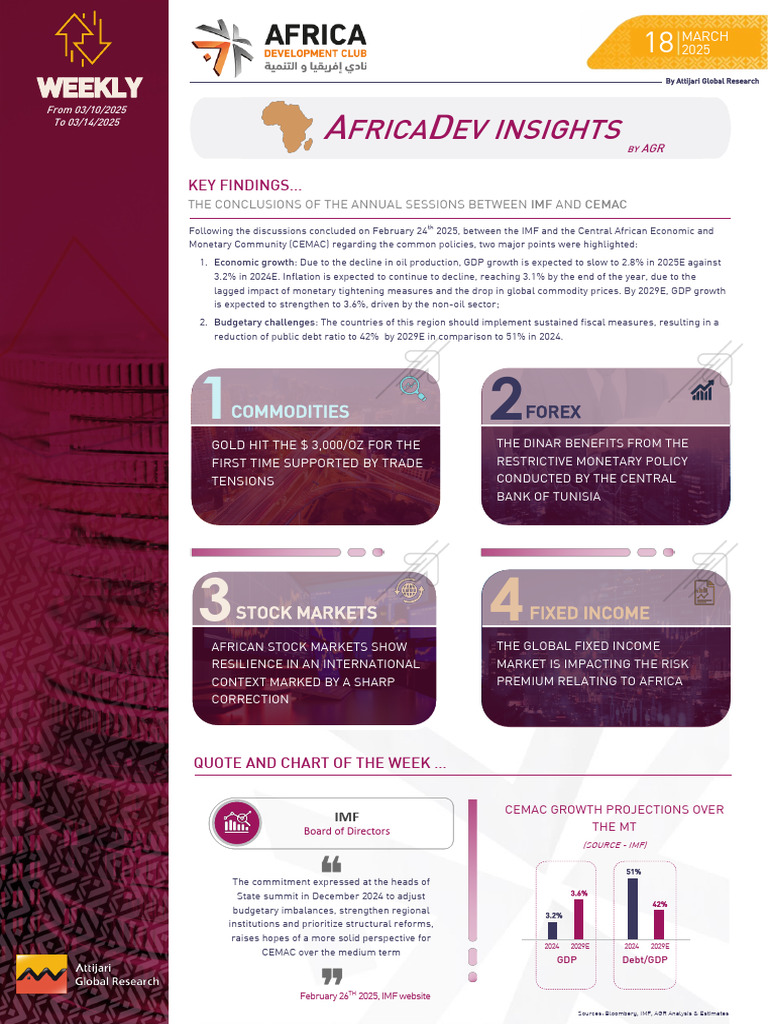 ENGLISH Africa DEV Insights 6 by AGR March 18th 25 | PDF | Money ...