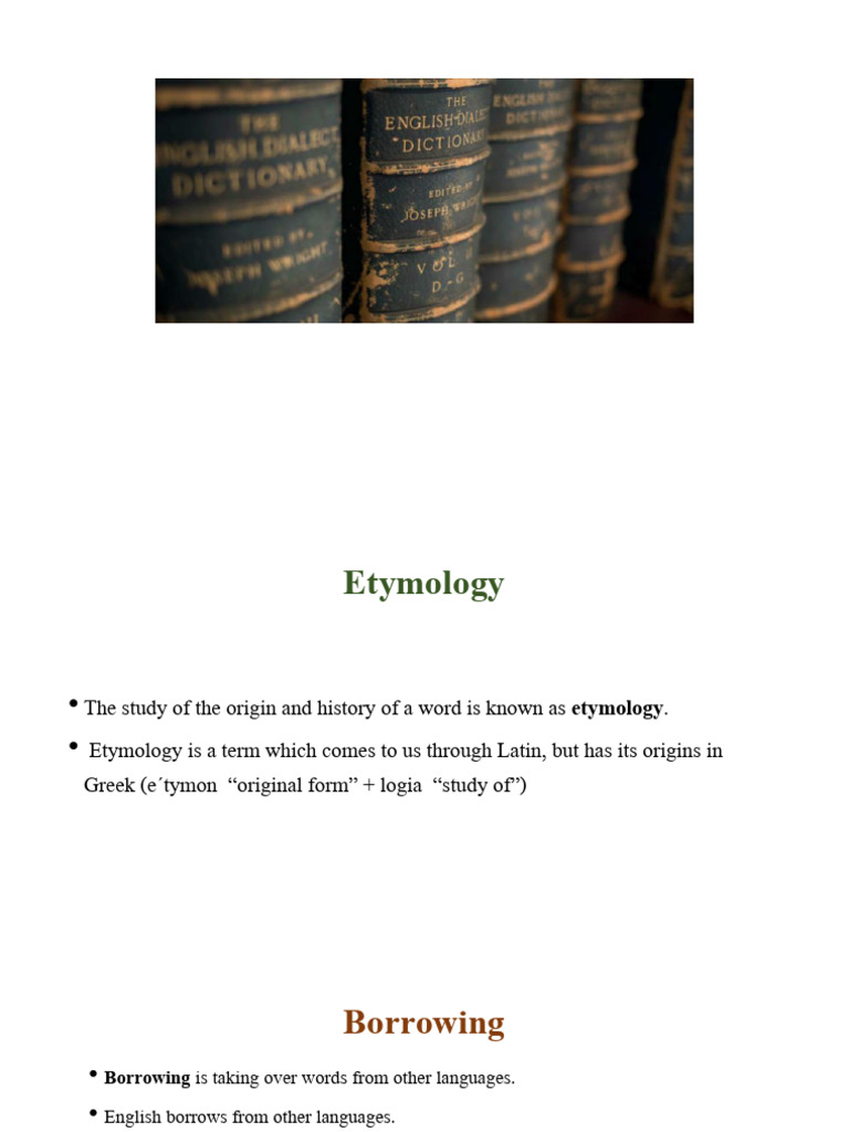 Word Formation Processes Explained | PDF | English Language | Word