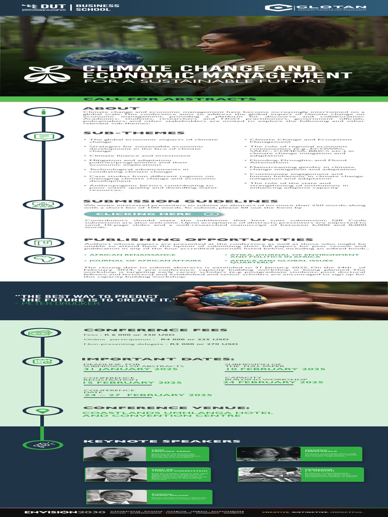 Climate Change Economic Conference 2025 | PDF | Climate Change ...