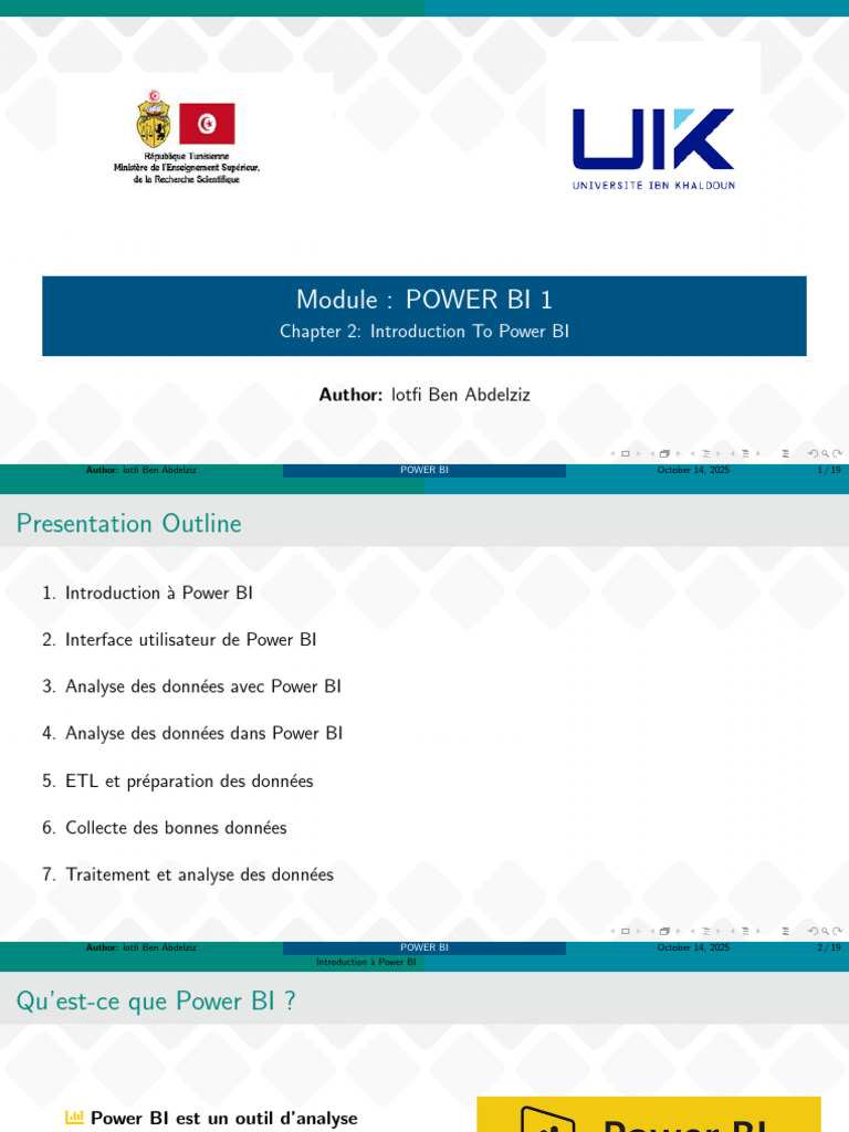 Introduction à Power BI et ses outils | PDF | Sciences de l'information ...