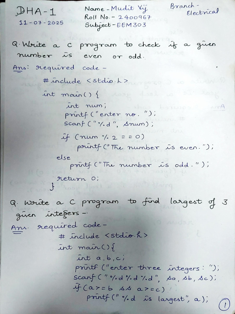 C Programs for Basic Calculations | PDF | Computer Programming ...