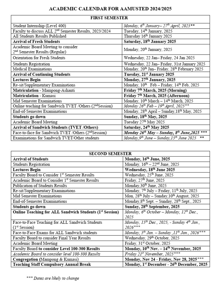 2024 2025 Academic Calendar New | PDF | Academic Term