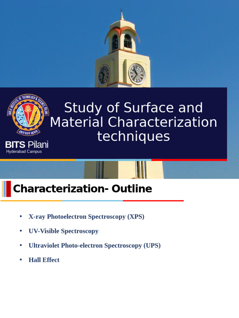 Surface and Material Characterization Techniques | PDF | Ultraviolet ...