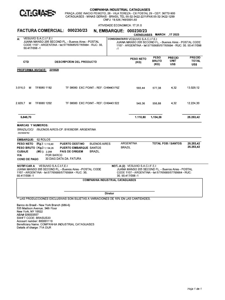 230 Invoice | PDF