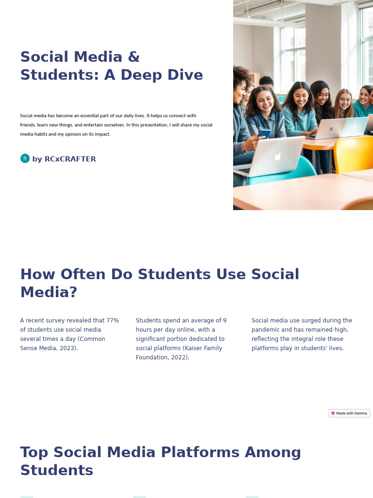 Social Media Impact on Students | PDF | Social Media | Popular Culture ...