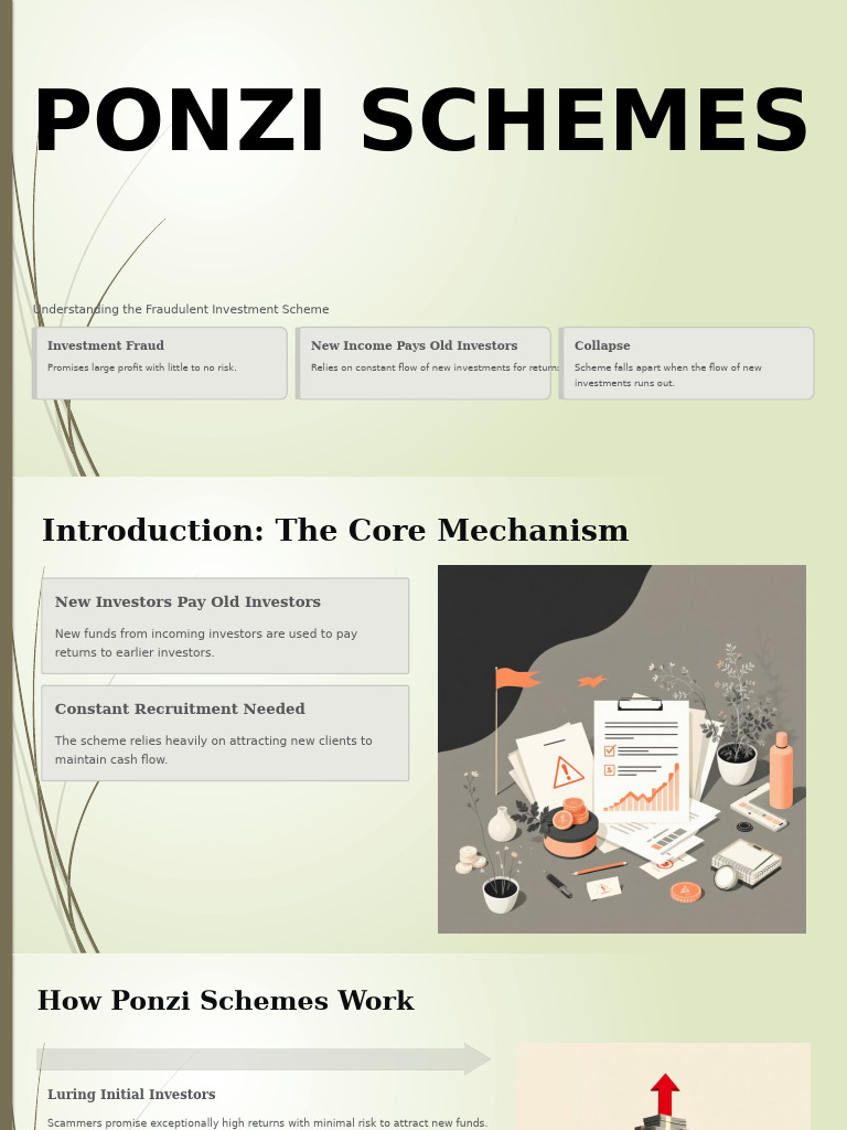 Understanding Ponzi Schemes: Key Insights | PDF | Ponzi Scheme | Economies