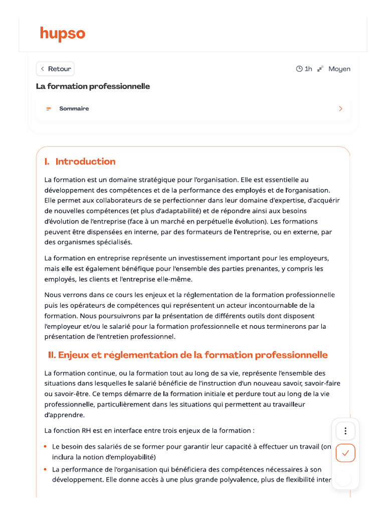 003 La Formation Professionnelle | PDF