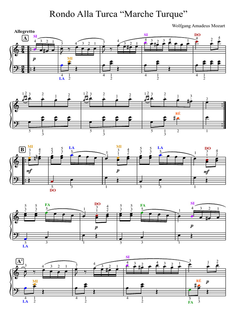 Mozart's Rondo Alla Turca Analysis | PDF | Piano Sonatas | Sonata