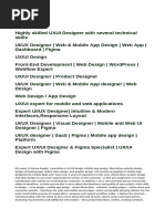 Figma Sample Project Showcase | PDF