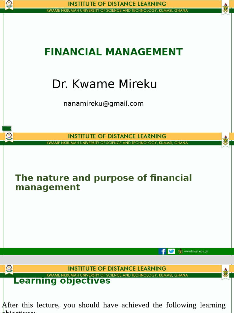 Financial Management | PDF | Dividend | Investing