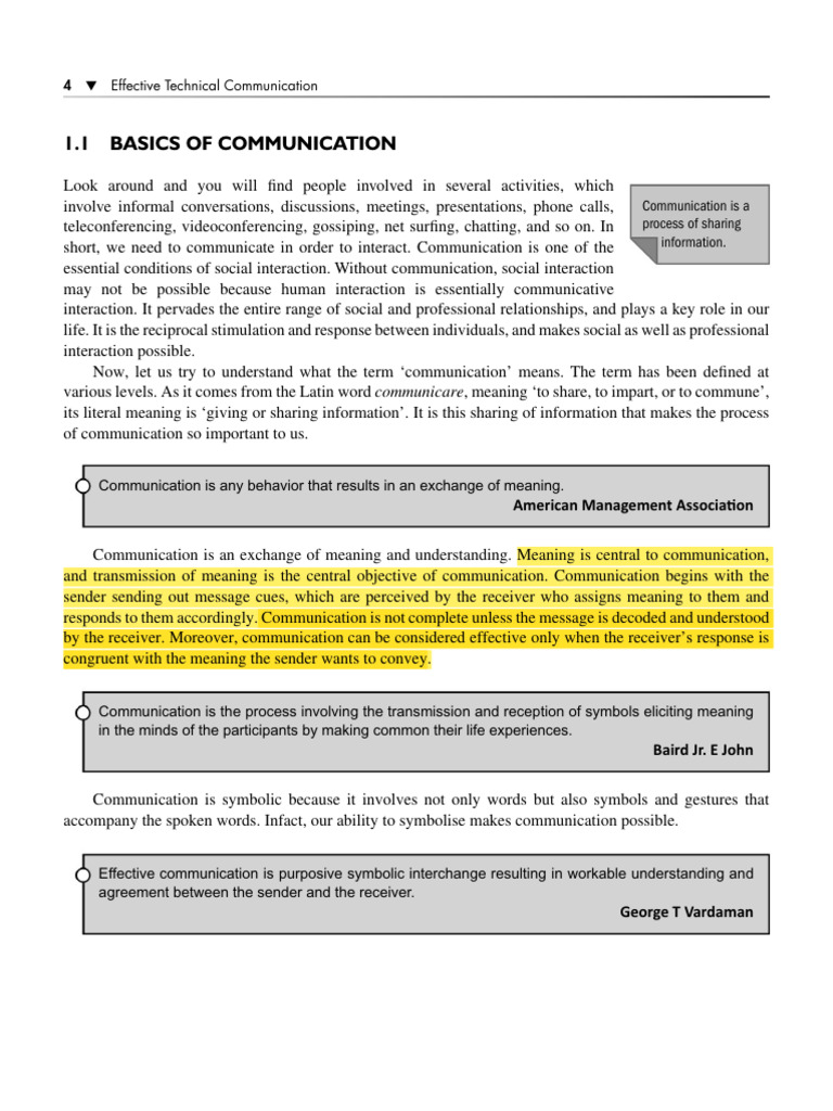 Understanding Effective Communication | PDF | Communication | Nonverbal ...