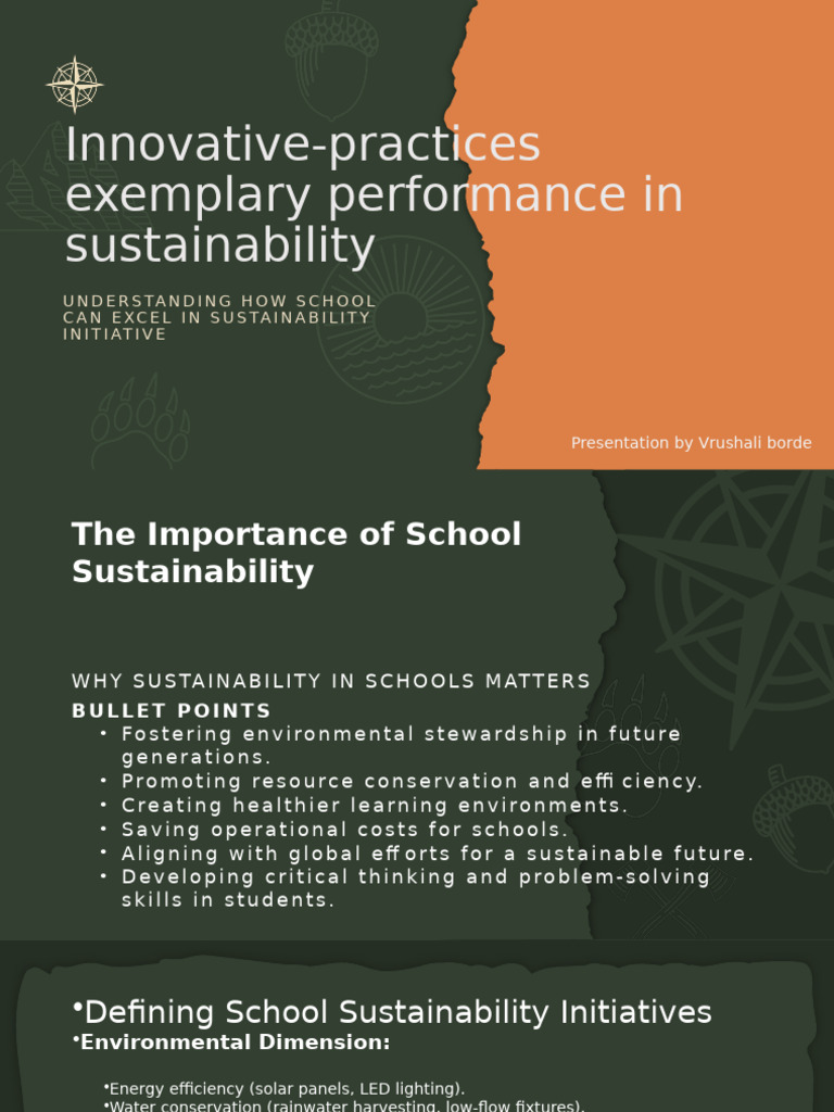 School Sustainability Excellence Strategies | PDF | Sustainability ...