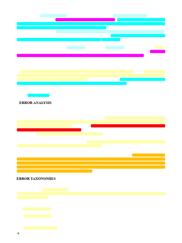 Understanding Error Analysis in EFL Writing | PDF | Second Language ...