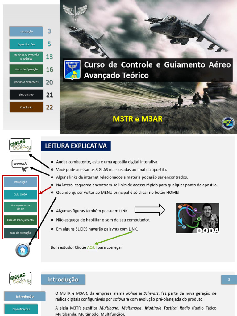 Rádios M3TR e M3AR: Especificações e Operação | PDF | Frequência muito ...