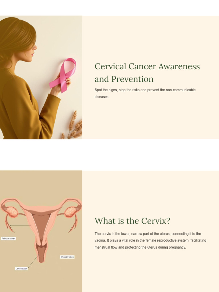 Cervical Cancer: Awareness & Prevention | PDF | Cervical Cancer | Cancer