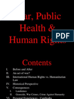 War, Public Health & Human Rights
