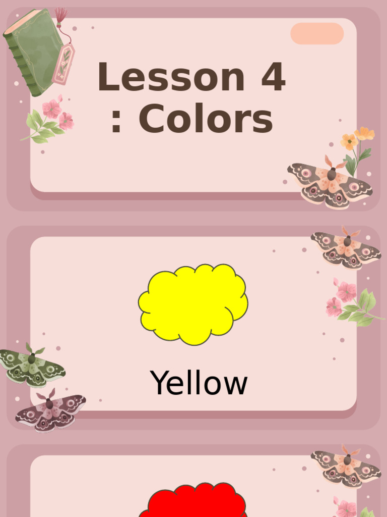 Color Lesson: Understanding Basics | PDF